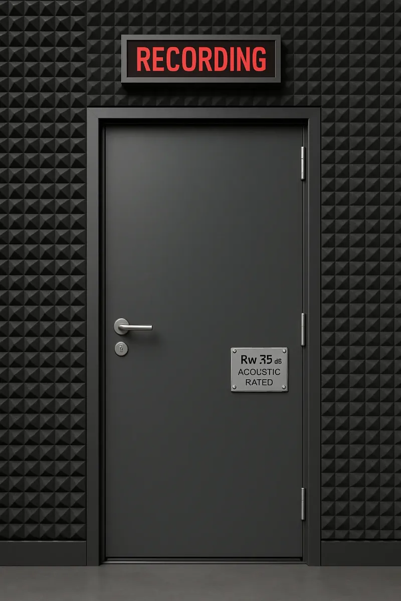 acoustic rated steel doors - professional steel doors available in Edinburgh from UK manufacturers